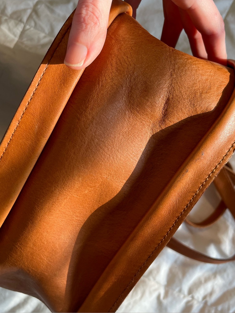 Madewell Sydney crossbody bag purse leather brown - Picture 8 of 8
